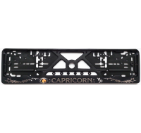 Number Plate Frame raised 3D embossed Zodiac sign 